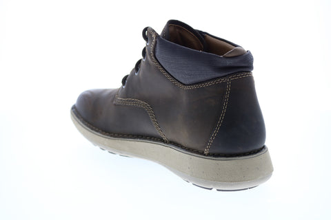 Clarks Un Larvik Top 26144604 Mens Brown Leather Lace Up Chukkas Boots