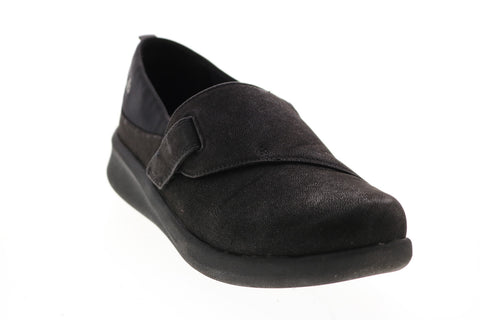 Clarks Sillian 2.0 Joy Mary Jane 26152662 Womens Black Wide Mary Jane Flats Shoes