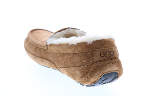 Ugg Suede Ascot 5775 CHE Mens Brown Suede Slip On Clog Slippers Shoes
