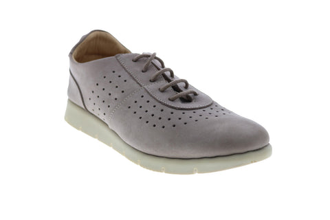 Darkwood Lace Up 8056-24NU Womens Beige Leather Lifestyle Sneakers Shoes