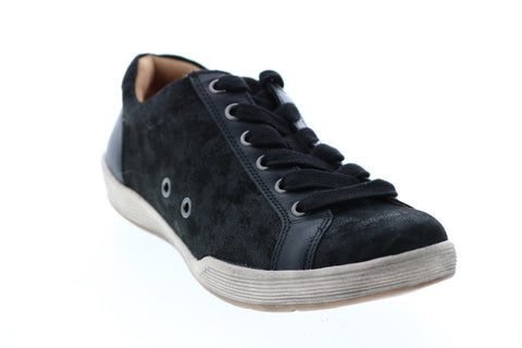 Comfortiva Lyons Suede Lace 8306521 Womens Black Lifestyle Sneakers Shoes
