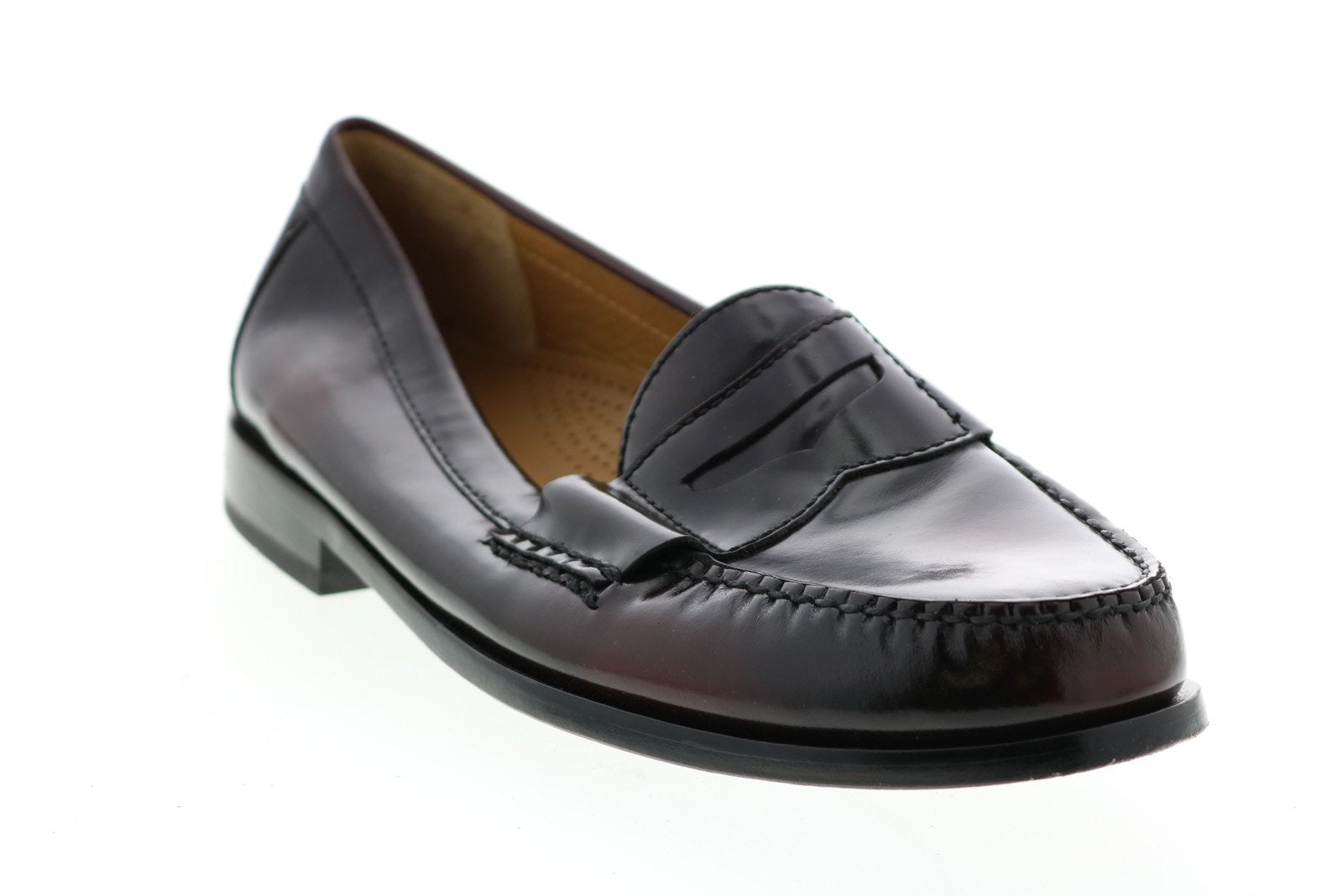 Cole Haan Pinch Penny C03504 Mens Burgundy Leather Loafers 