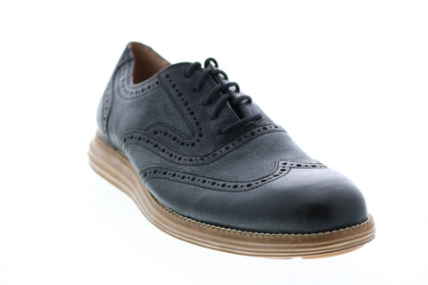 Cole Haan Original Grand C26170 Mens Black Oxfords Wingtip & Brogue Shoes