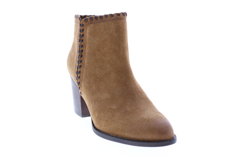 Sofft Whip Stitch Bootie SF0006598 Womens Brown Ankle & Booties Boots Shoes