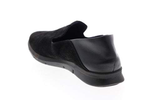 Cole Haan Casual Style W08648 Womens Black Suede Loafer Flats Shoes