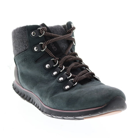 Cole Haan ZeroGrand W13965 Womens Black Nubuck Hiking Boots