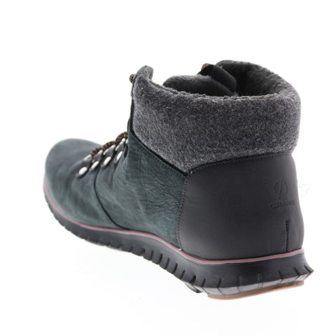 Cole Haan ZeroGrand W13965 Womens Black Nubuck Hiking Boots