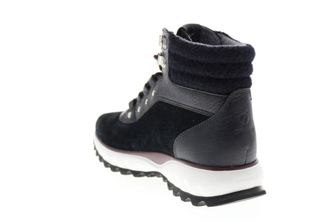 Cole Haan Zerogrand XC W15275 Womens Black Suede Lace Up Hiking Boots