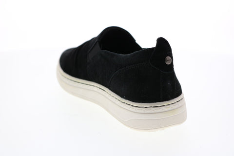 Earth Zoey Bow Sneaker ZOEY-BLK Womens Black Suede Lifestyle Sneakers Shoes