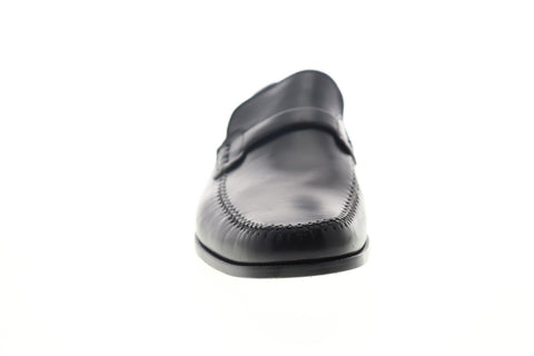 Bruno Magli Porro PORRO-10 Mens Black Leather Dress Slip On Loafers Shoes