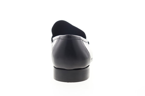 Bruno Magli Porro PORRO-10 Mens Black Leather Dress Slip On Loafers Shoes