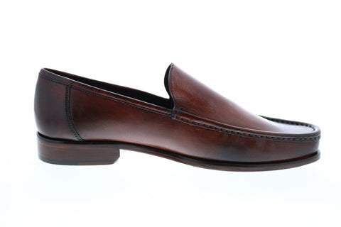 Bruno Magli Positano POSITANO Mens Brown Slip On Penny Loafers & Slip Ons Shoes