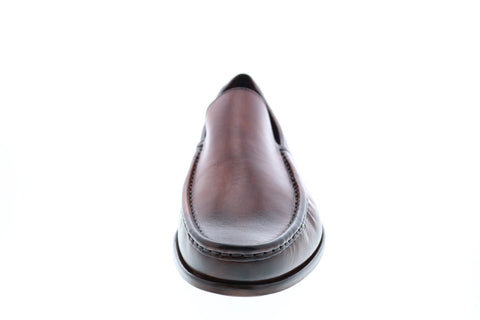 Bruno Magli Positano POSITANO Mens Brown Slip On Penny Loafers & Slip Ons Shoes