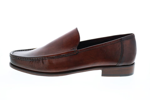 Bruno Magli Positano POSITANO Mens Brown Slip On Penny Loafers & Slip Ons Shoes