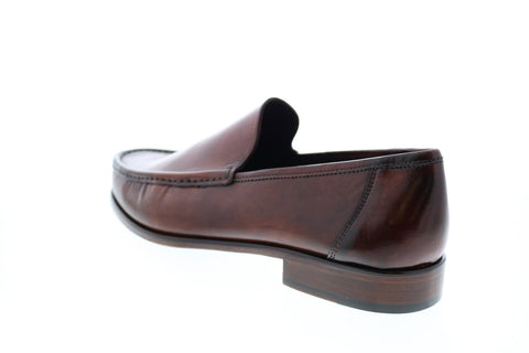 Bruno Magli Positano POSITANO Mens Brown Slip On Penny Loafers & Slip Ons Shoes