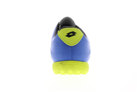 Lotto Gravity V 700TF R5515 Mens Green Leather Low Top Athletic Soccer Shoes