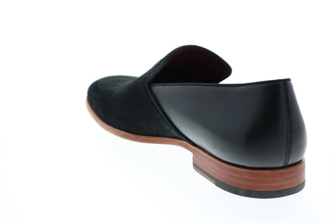 Robert Graham RBG3 Mens Black Suede Loafers & Slip Ons Tasseled Shoes