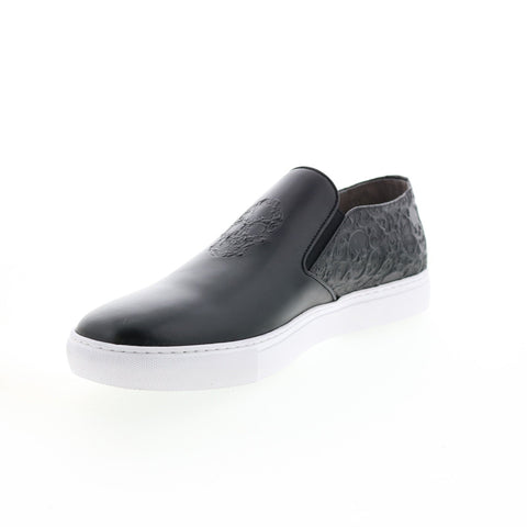 Robert Graham Calvert RG5313S Mens Black Leather Lifestyle Sneakers Shoes