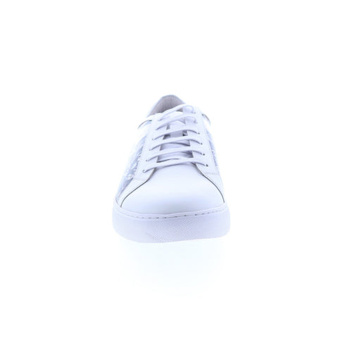 Robert Graham Gram RG5493L Mens White Leather Lifestyle Sneakers Shoes