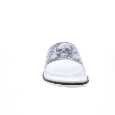Robert Graham Whiteford RG5522F Mens White Synthetic Slides Sandals Shoes