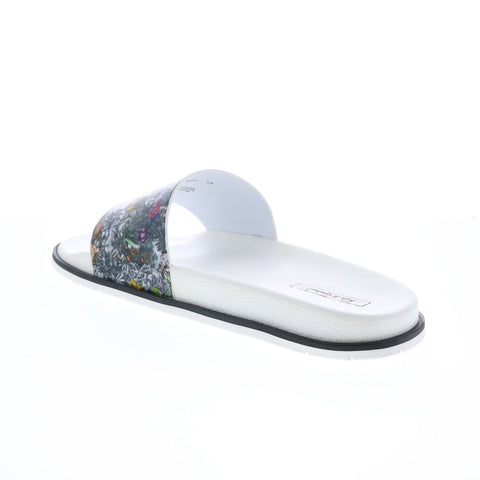 Robert Graham Whiteford RG5522F Mens White Synthetic Slides Sandals Shoes