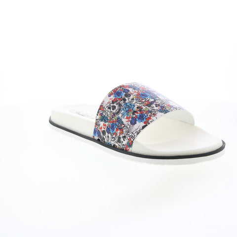 Robert Graham Victoria RG5537F Mens White Leather Slides  display picture 1