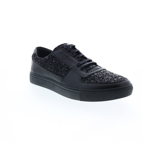 Robert Graham Ernest RG5595L Mens Black Leather Lifestyle Sneakers Shoes