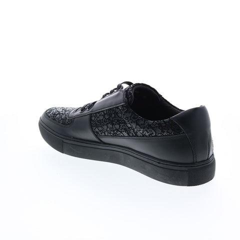 Robert Graham Ernest RG5595L Mens Black Leather Lifestyle Sneakers Shoes