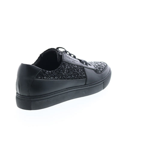 Robert Graham Ernest RG5595L Mens Black Leather Lifestyle Sneakers Shoes