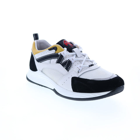 Robert Graham Typhoon RG5613L Mens White Suede Lifestyle Sneakers Shoes