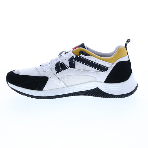 Robert Graham Typhoon RG5613L Mens White Suede Lifestyle Sneakers Shoes