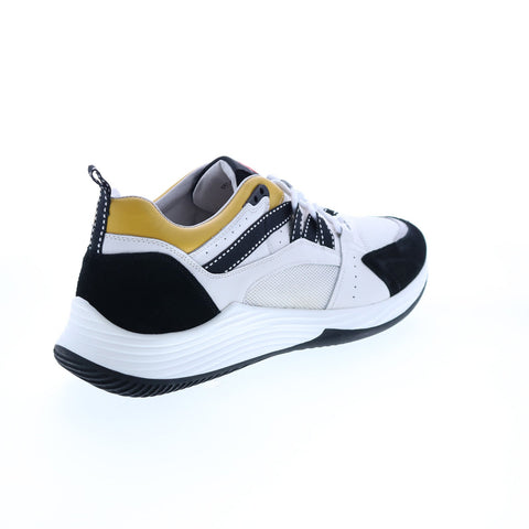 Robert Graham Typhoon RG5613L Mens White Suede Lifestyle Sneakers Shoes