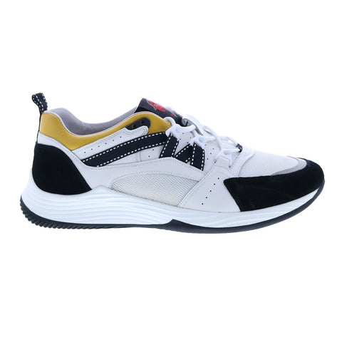 Robert Graham Typhoon RG5613L Mens White Suede Lifestyle Sneakers Shoes