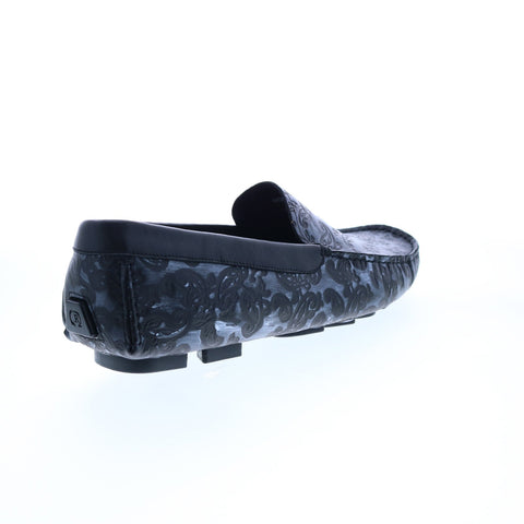 Robert Graham Battlestar RG5694S Mens Black Leather Loafers Moccasin Shoes