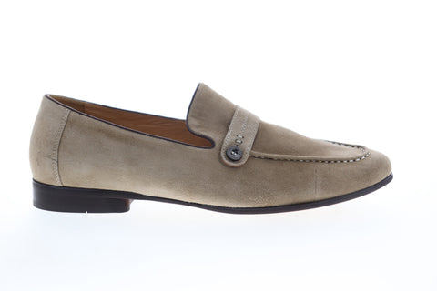 Robert Graham Norris RGS5139 Mens Brown Suede Low Top Casual Loafers Shoes