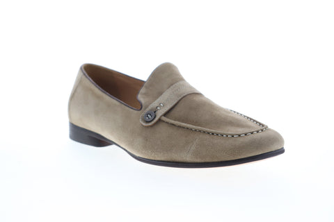 Robert Graham Norris RGS5139 Mens Brown Suede Low Top Casual Loafers Shoes