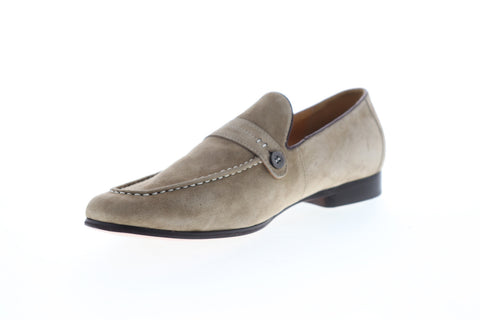 Robert Graham Norris RGS5139 Mens Brown Suede Low Top Casual Loafers Shoes