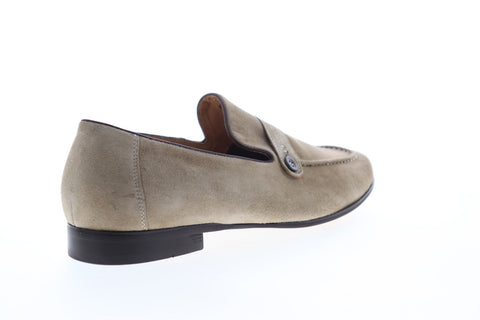Robert Graham Norris RGS5139 Mens Brown Suede Low Top Casual Loafers Shoes