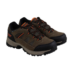 Hi-Tec Ridge Low Wp 1 Mens Brown Suede & Nylon Athletic Hiking Shoes