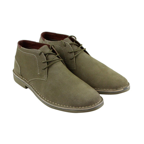 Kenneth Cole Reaction Desert Sun RM62212SU Mens Green Suede Chukkas Boots Shoes