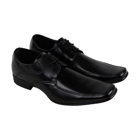 Kenneth Cole Reaction Star Quality Mens Black Dress Lace Up Oxfords Shoes