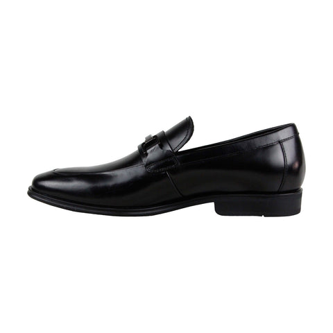 Kenneth Cole Reaction Zane Loafer Mens Black Leather Dress Slip On Loafers Shoes