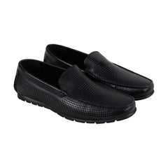 Kenneth Cole Reaction Hendrix Mens Black Leather Casual Dress Loafers Shoes