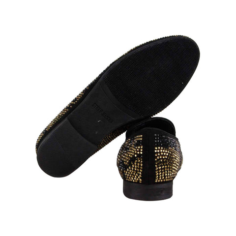 Steve Madden Rocksnake Mens Gold Yellow Suede Casual Slip On Loafers Shoes