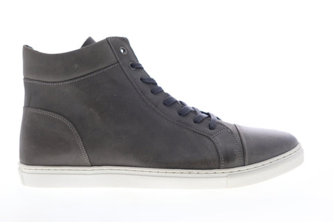 Robert Wayne Daxton RW100007M Mens Gray Leather Lace Up Lifestyle Sneakers Shoes