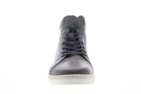Robert Wayne Daxton RW100007M Mens Gray Leather Lace Up Lifestyle Sneakers Shoes
