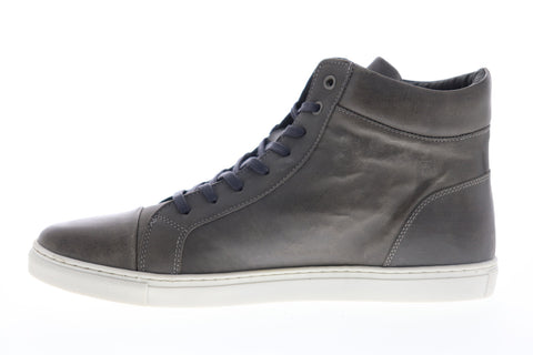 Robert Wayne Daxton RW100007M Mens Gray Leather Lace Up Lifestyle Sneakers Shoes
