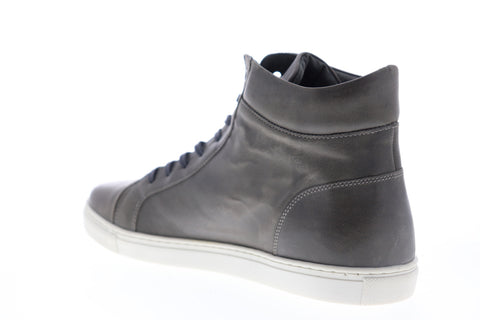 Robert Wayne Daxton RW100007M Mens Gray Leather Lace Up Lifestyle Sneakers Shoes