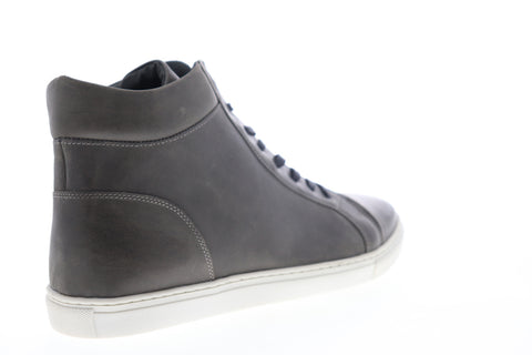 Robert Wayne Daxton RW100007M Mens Gray Leather Lace Up Lifestyle Sneakers Shoes