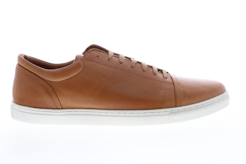 Robert Wayne Dary RW100077M Mens Brown Leather Low Top Lifestyle Sneakers Shoes